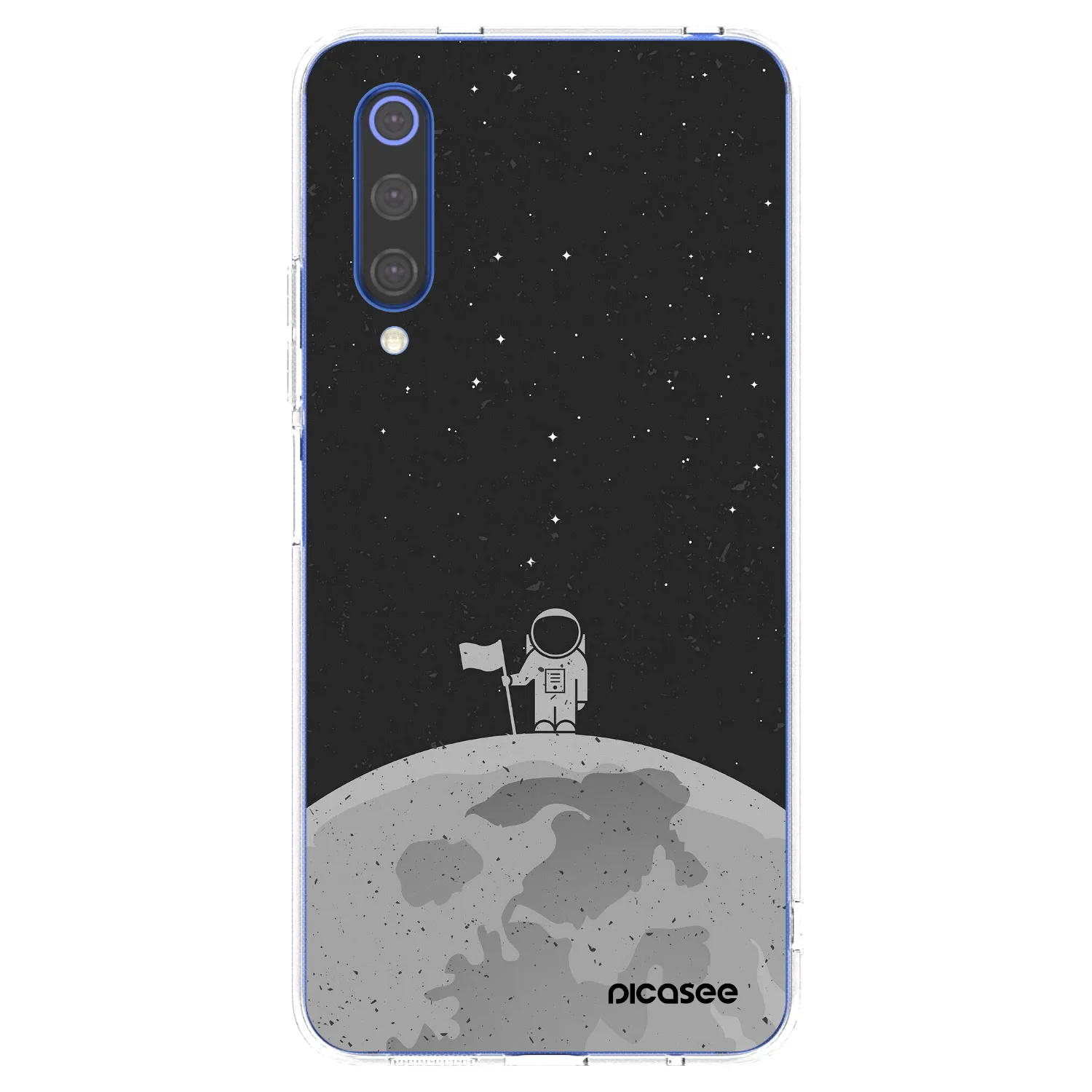 Picasee silikonska prozirna maskica za Xiaomi Mi 9 SE - Astronaut