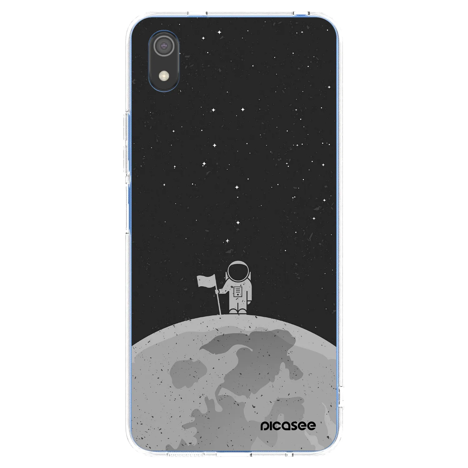 Picasee silikonska prozirna maskica za Xiaomi Redmi 7A - Astronaut