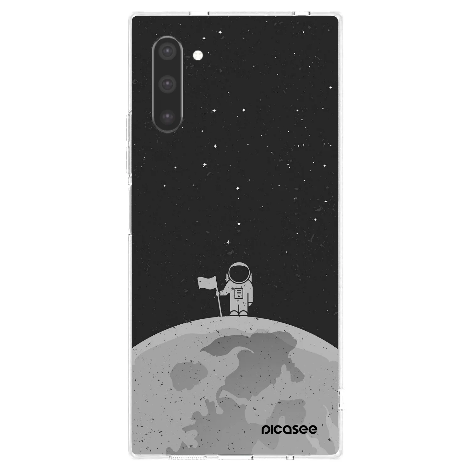 Picasee silikonska prozirna maskica za Samsung Galaxy Note 10 N970F - Astronaut