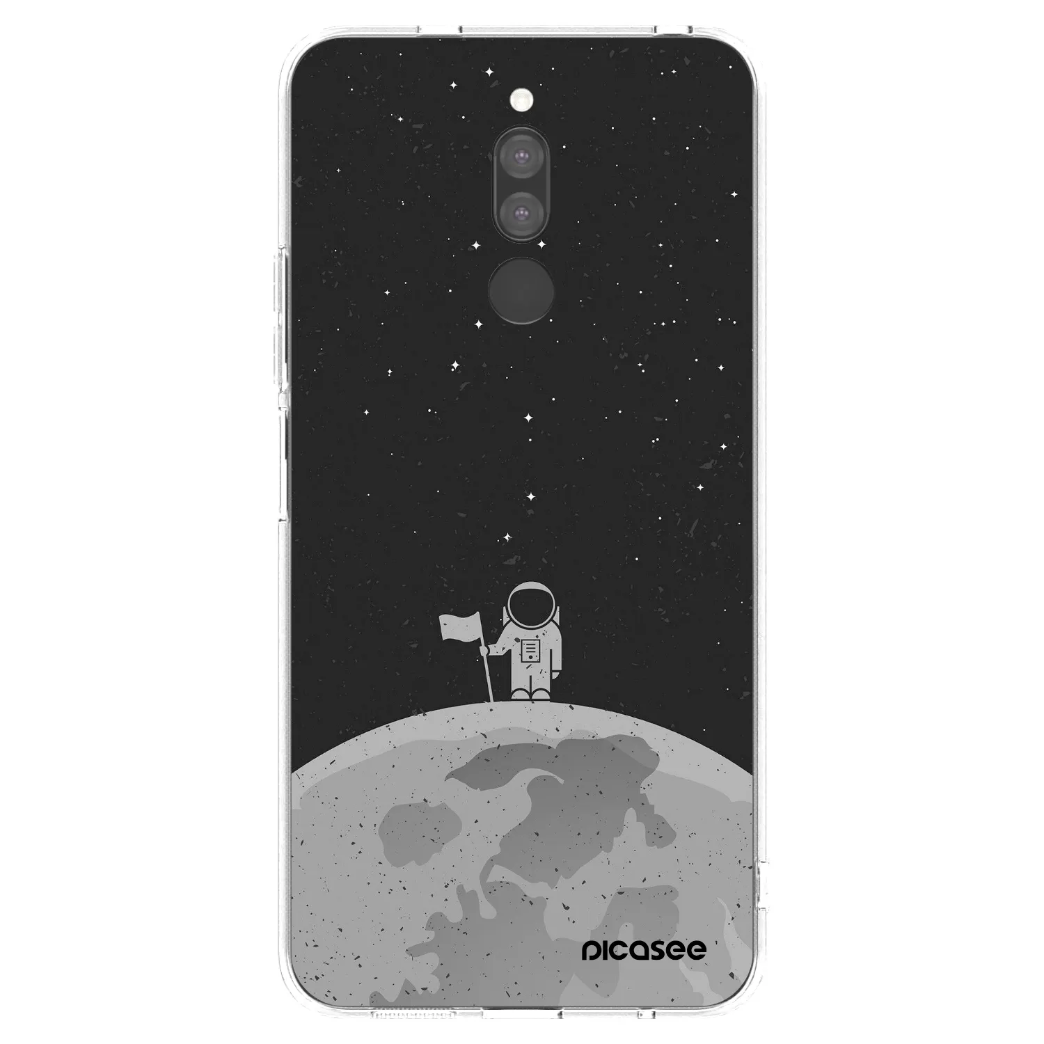 Picasee silikonska prozirna maskica za Xiaomi Redmi 8 - Astronaut