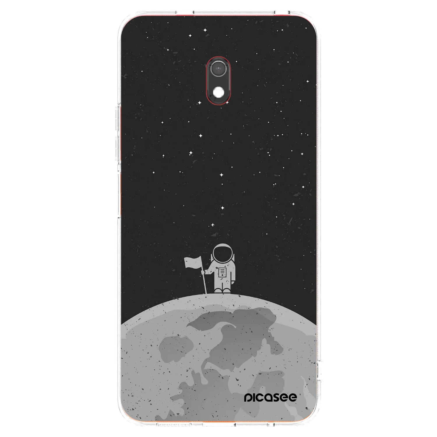 Picasee silikonska prozirna maskica za Xiaomi Redmi 8A - Astronaut