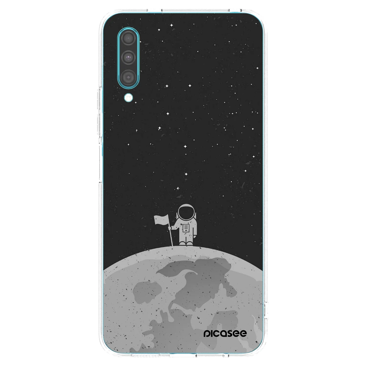 Picasee silikonska prozirna maskica za Samsung Galaxy A30s A307F - Astronaut