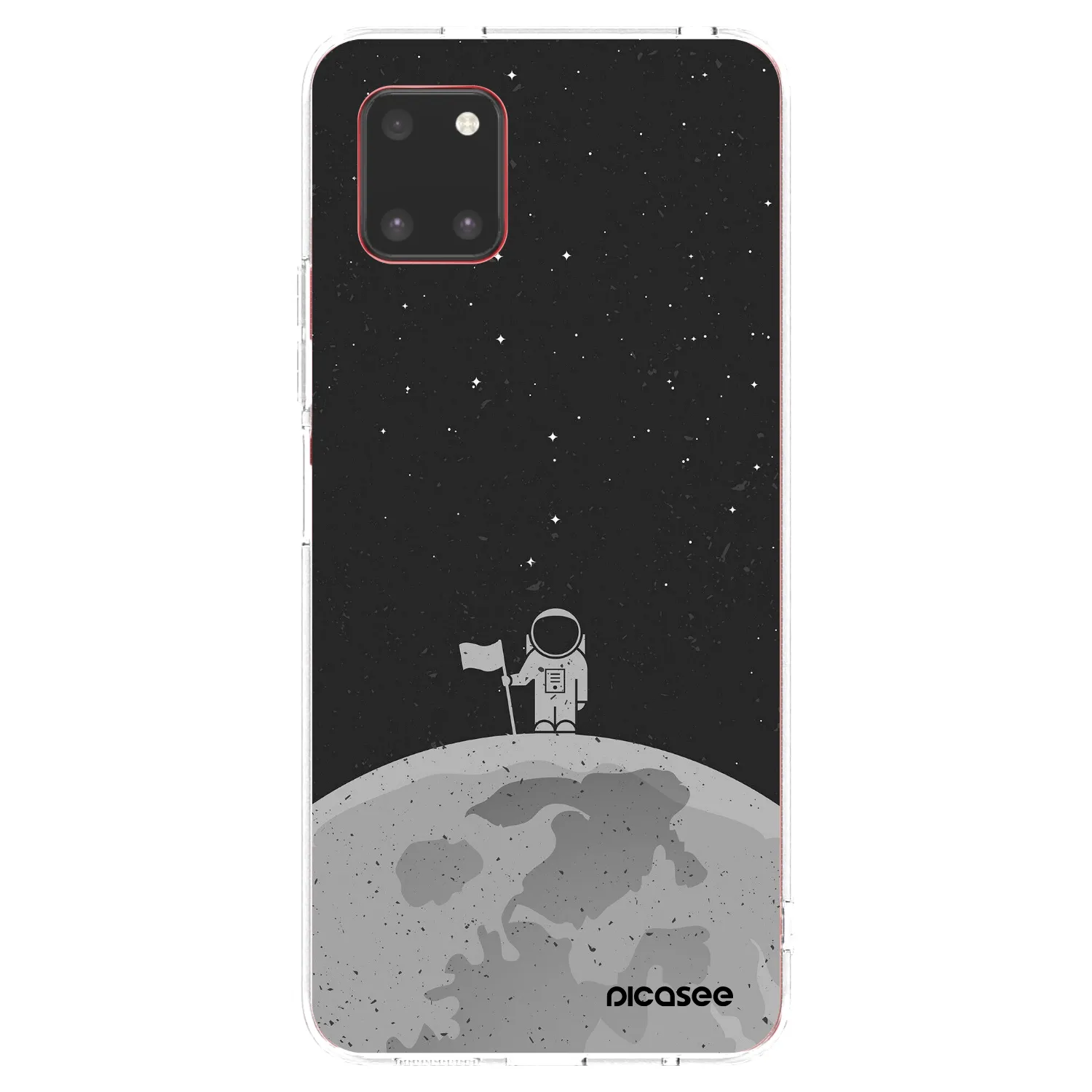 Picasee silikonska prozirna maskica za Samsung Galaxy Note 10 Lite N770F - Astronaut
