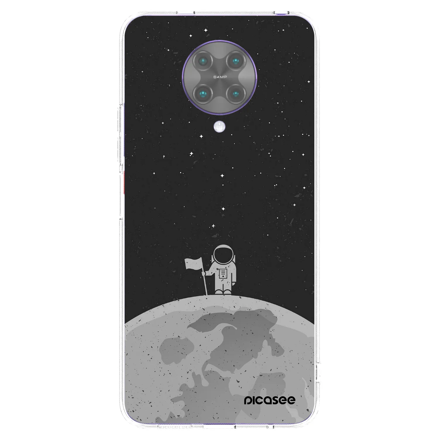 Picasee silikonska prozirna maskica za Xiaomi Poco F2 Pro - Astronaut