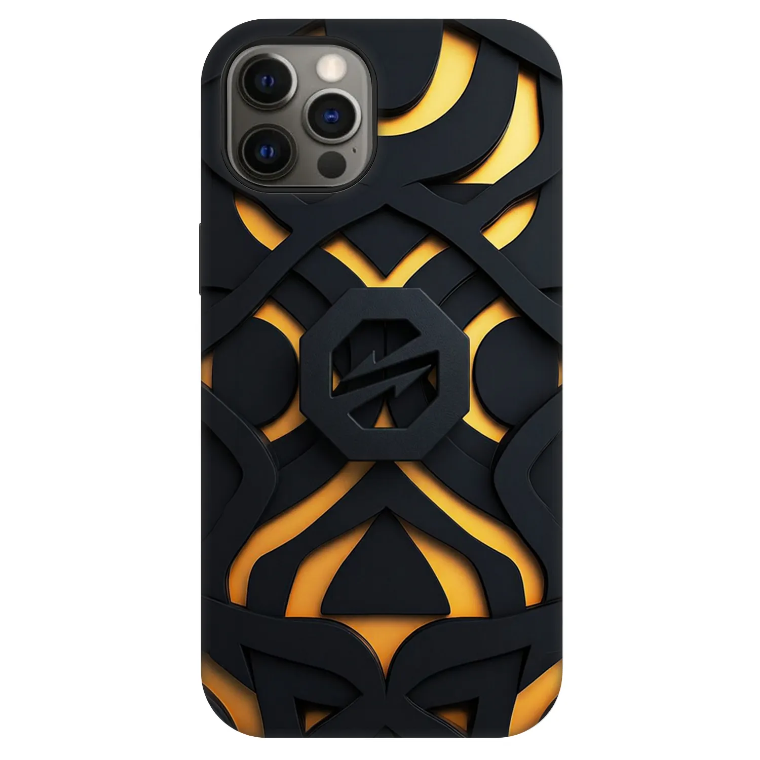 Picasee Fashion Case MagSafe za Apple iPhone 12 - OKTAGON - Impact Abstract
