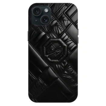 Maskica za Apple iPhone 15 Plus - OKTAGON - Puffer Blackout