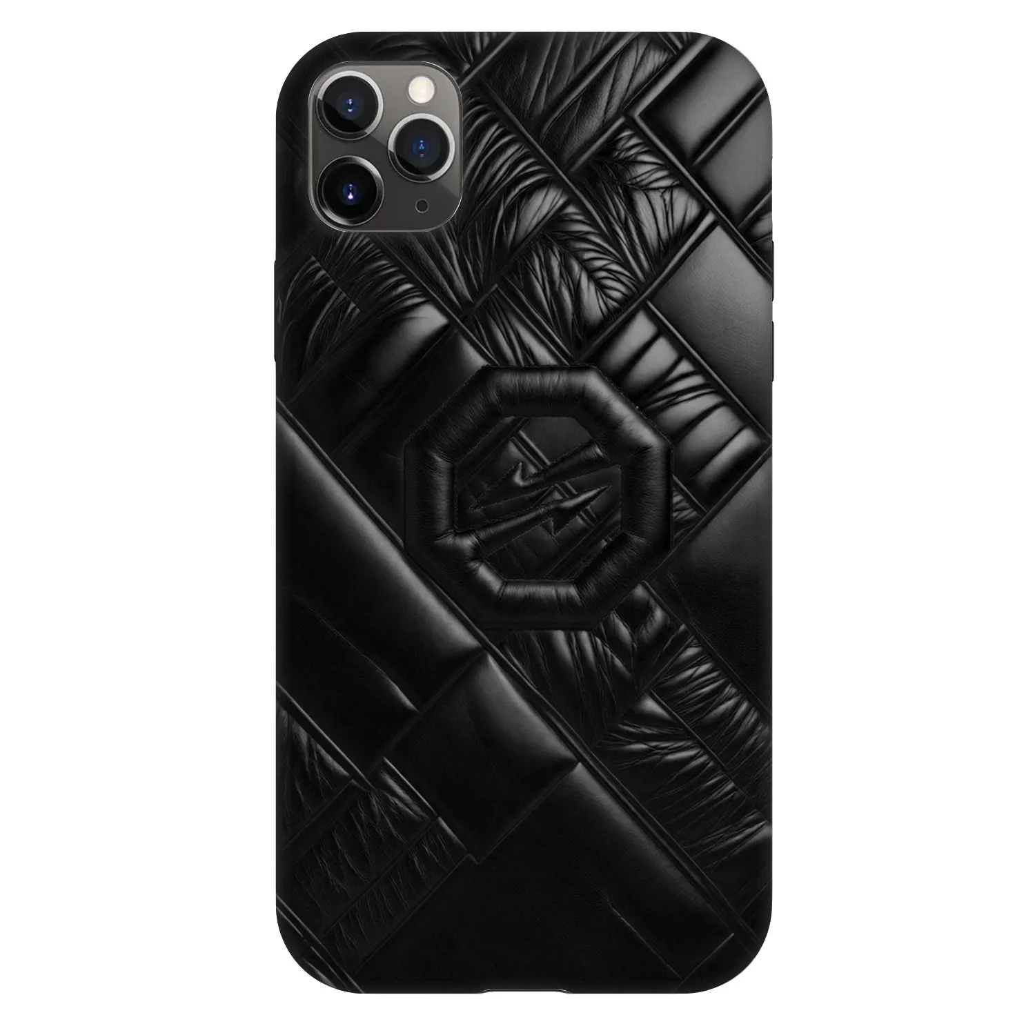 Picasee Fashion Case za Apple iPhone 11 Pro Max - OKTAGON - Puffer Blackout