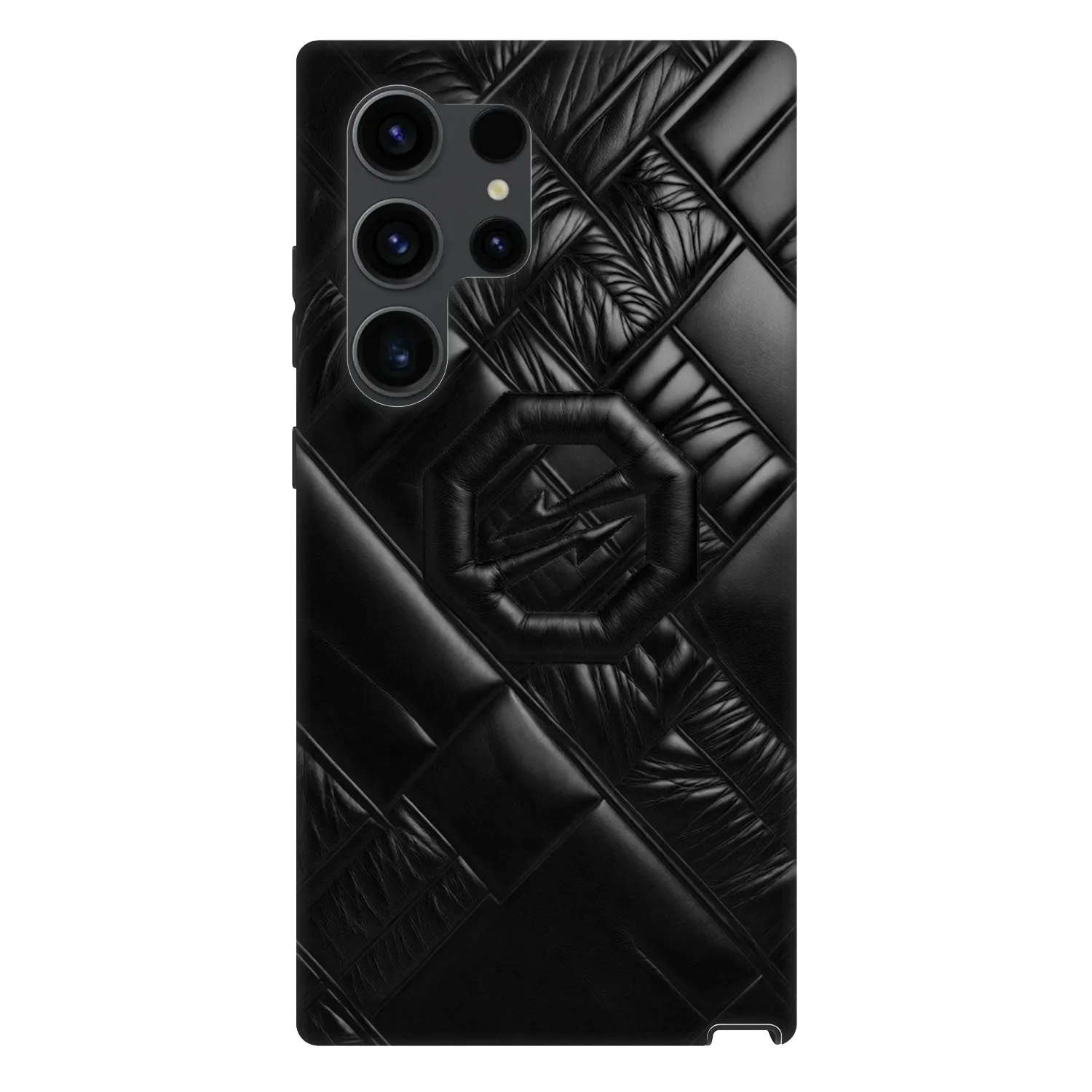 Picasee Fashion Case PowerShare pro Samsung Galaxy S24 Ultra S928B 5G - OKTAGON - Puffer Blackout