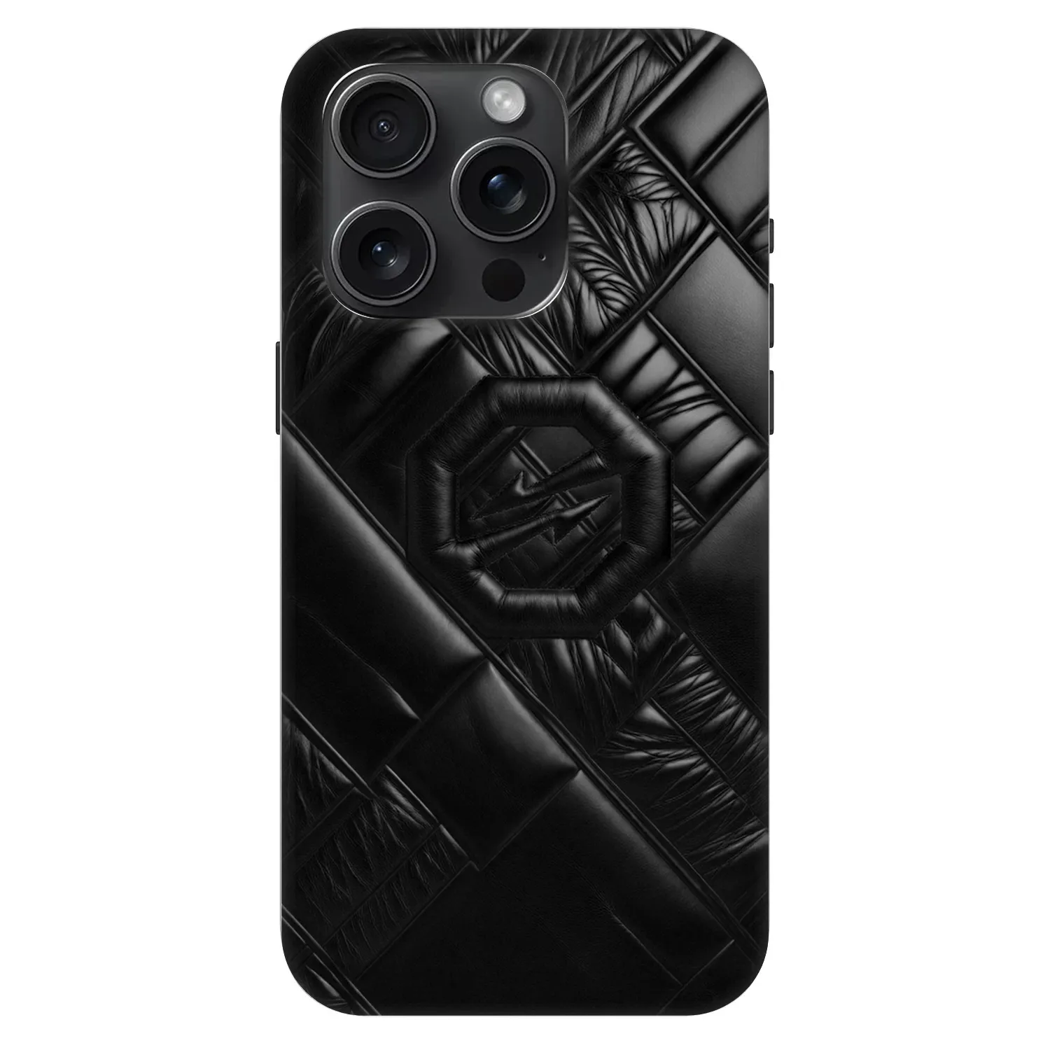 Picasee Fashion Case MagSafe za Apple iPhone 15 Pro - OKTAGON - Puffer Blackout