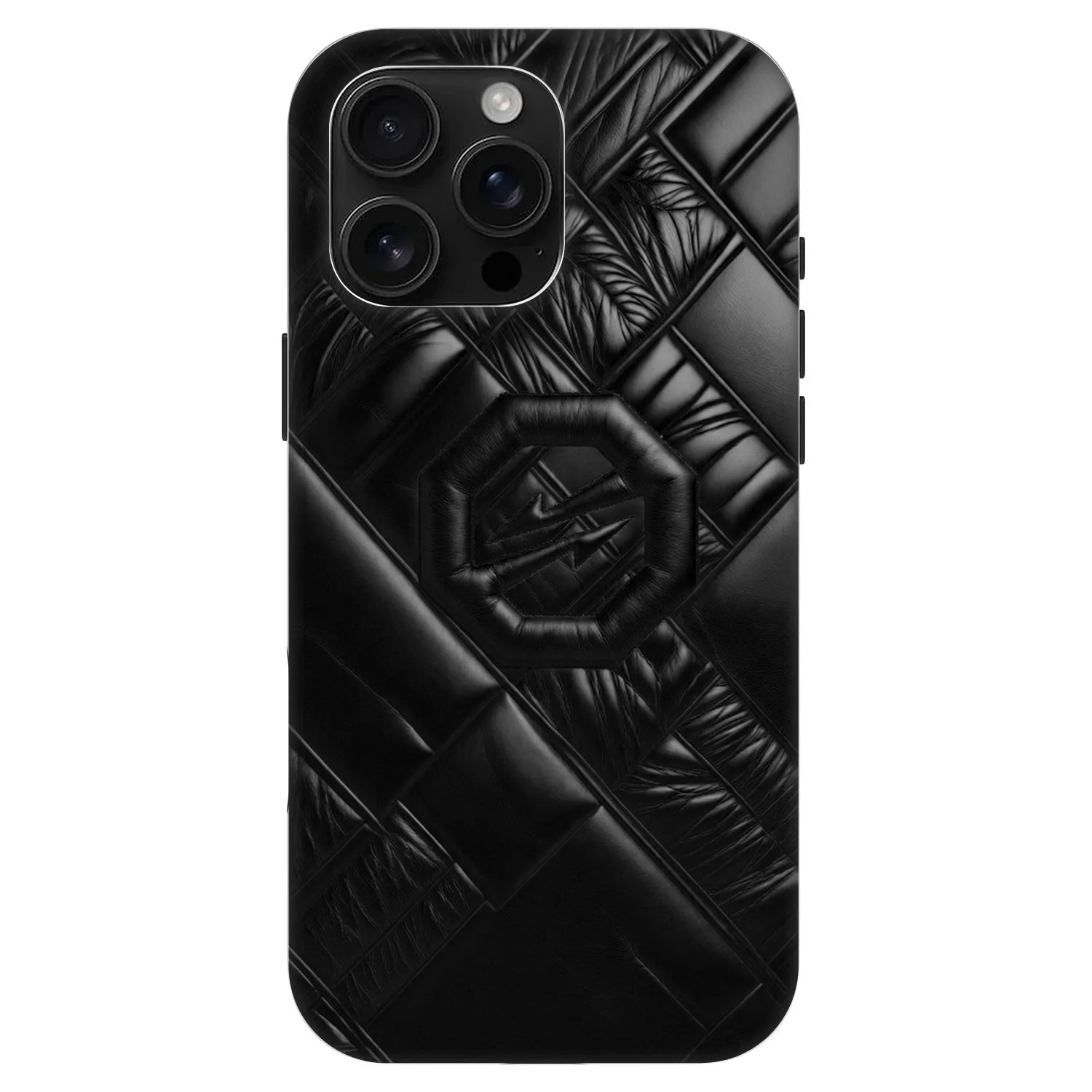 Picasee Fashion Case MagSafe za Apple iPhone 16 Pro Max - OKTAGON - Puffer Blackout