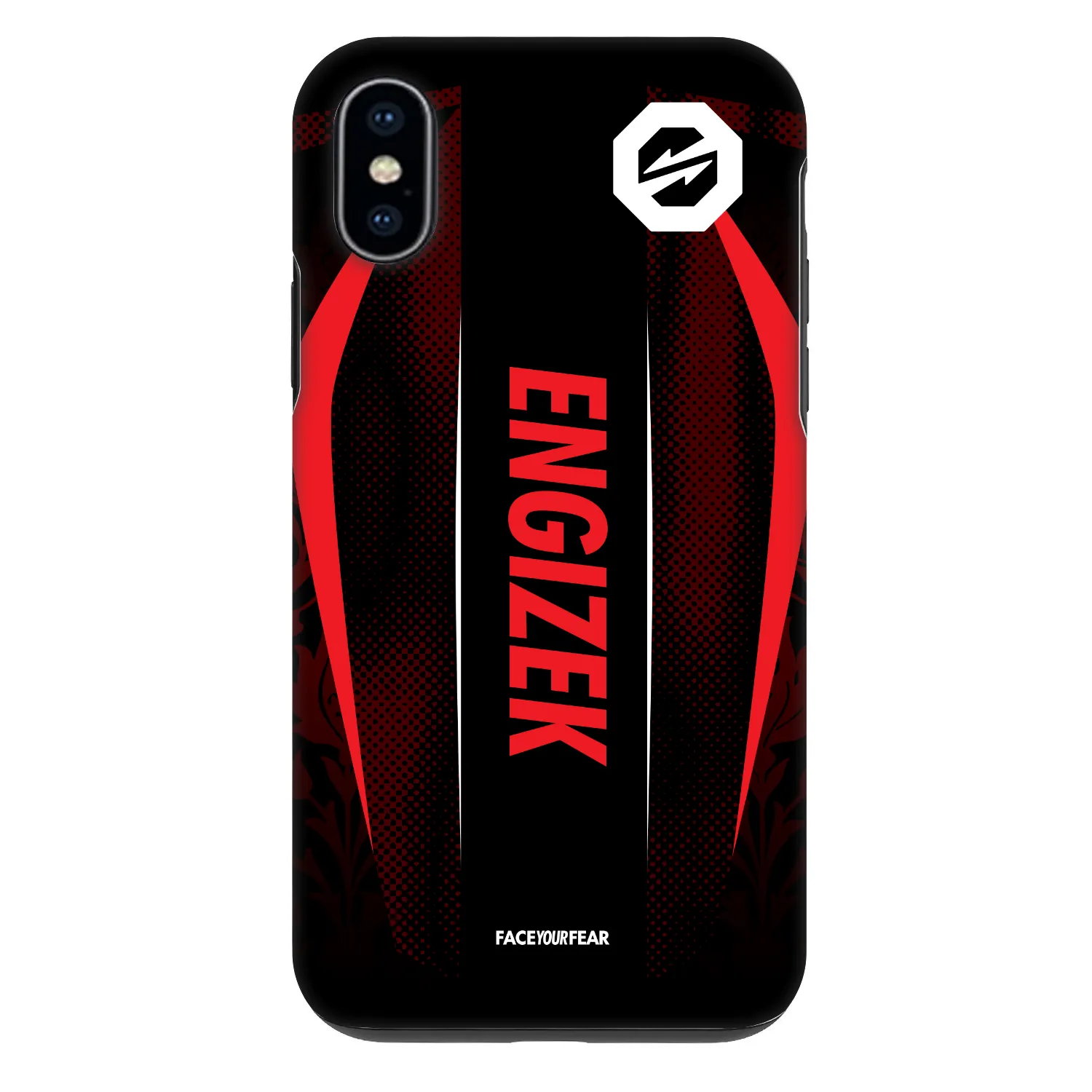 Picasee Fashion Case za Apple iPhone X/XS - OKTAGON - Engizek Fight Jersey