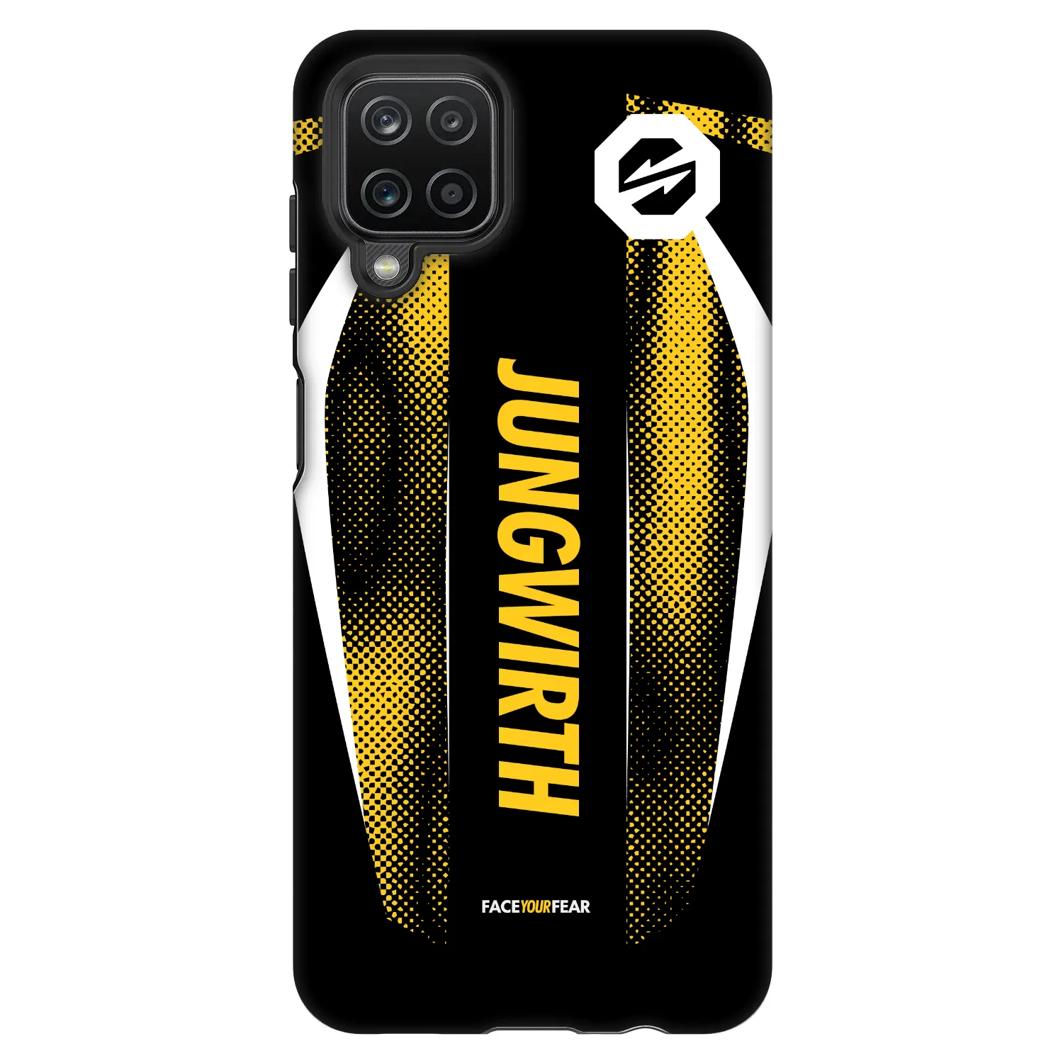 Picasee Fashion Case za Samsung Galaxy A12 A125F - OKTAGON - Jungwirth Fight Jersey
