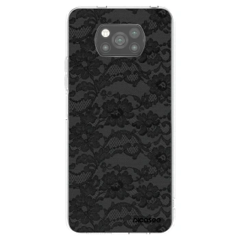 Picasee crna silikonska maskica za Xiaomi Poco X3 - Dark Elegance