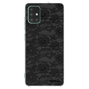 Picasee silikonska prozirna maskica za Samsung Galaxy M51 M515F - Dark Elegance
