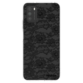 Picasee silikonska prozirna maskica za Xiaomi Poco M3 - Dark Elegance