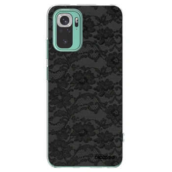 Picasee silikonska prozirna maskica za Xiaomi Redmi Note 10 Pro - Dark Elegance