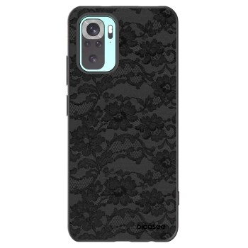 Picasee crna silikonska maskica za Xiaomi Redmi Note 10 Pro - Dark Elegance