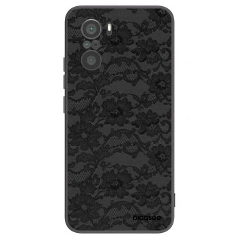 Picasee crna silikonska maskica za Xiaomi Poco F3 - Dark Elegance