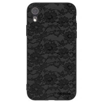 Picasee crna silikonska maskica za Apple iPhone 6 Plus/6S Plus - Dark Elegance