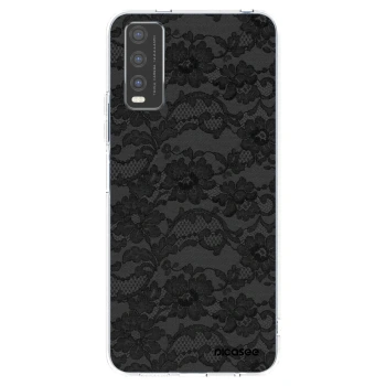 Picasee silikonska prozirna maskica za Vivo Y20s - Dark Elegance