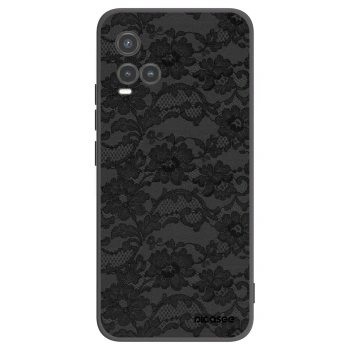 Picasee crna silikonska maskica za Vivo Y33s - Dark Elegance