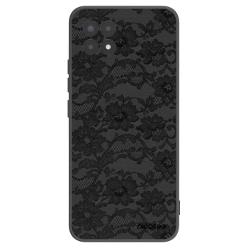Picasee crna silikonska maskica za Realme 8i - Dark Elegance