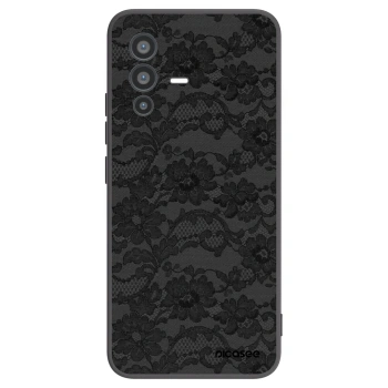 Picasee crna silikonska maskica za Vivo V23 5G - Dark Elegance