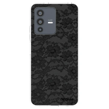 Picasee silikonska prozirna maskica za Vivo V23 5G - Dark Elegance
