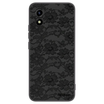 Picasee crna silikonska maskica za Vivo Y01 - Dark Elegance