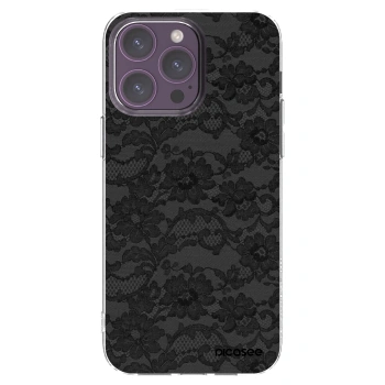 Picasee silikonska prozirna maskica za Apple iPhone 14 Pro Max - Dark Elegance