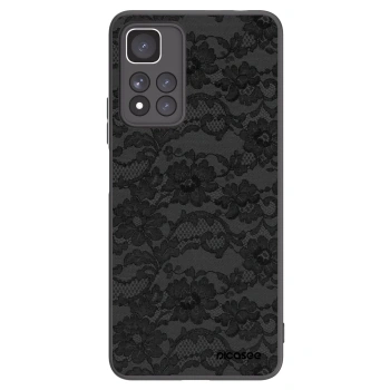 Picasee crna silikonska maskica za Xiaomi Redmi Note 11 Pro+ 5G - Dark Elegance