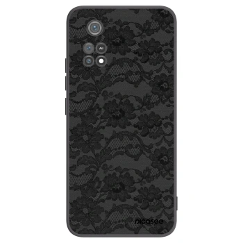 Picasee crna silikonska maskica za Xiaomi Poco M4 Pro - Dark Elegance