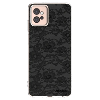 Picasee silikonska prozirna maskica za Motorola Moto G32 - Dark Elegance