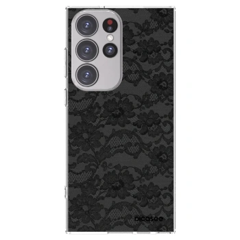 Picasee silikonska prozirna maskica za Samsung Galaxy S23 Ultra 5G - Dark Elegance