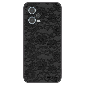 Picasee crna silikonska maskica za Xiaomi Redmi Note 12 5G - Dark Elegance