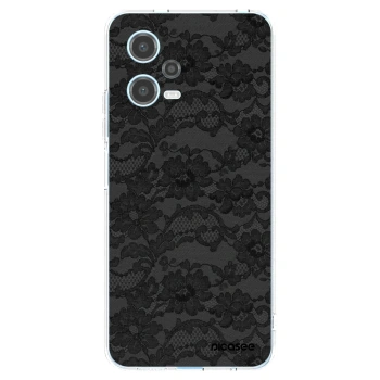 Picasee silikonska prozirna maskica za Xiaomi Redmi Note 12 5G - Dark Elegance