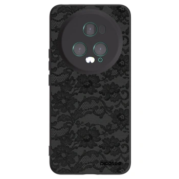 Picasee crna silikonska maskica za Honor Magic5 Pro - Dark Elegance