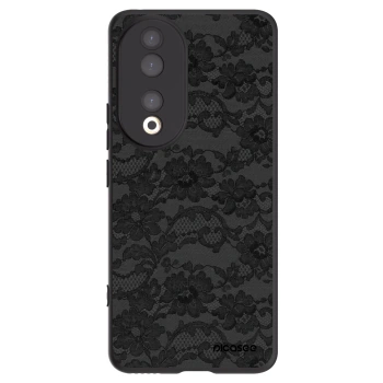 Picasee crna silikonska maskica za Honor 90 5G - Dark Elegance