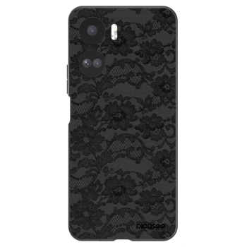 Picasee crna silikonska maskica za Honor 90 Lite 5G - Dark Elegance
