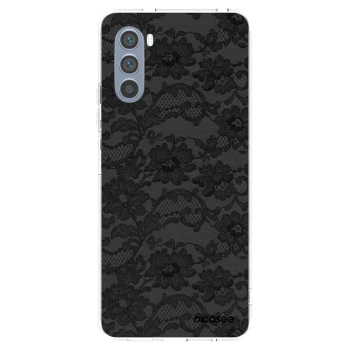 Picasee silikonska prozirna maskica za Motorola Moto G62 - Dark Elegance