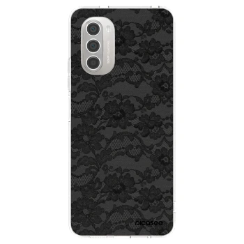 Picasee silikonska prozirna maskica za Motorola Moto G51 - Dark Elegance
