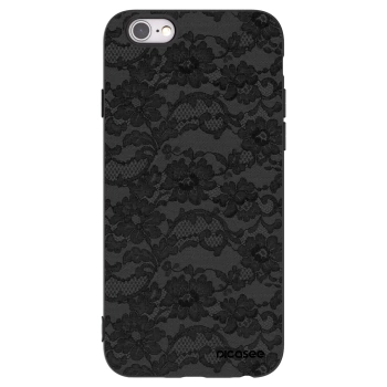 Picasee crna silikonska maskica za Apple iPhone 6/6S - Dark Elegance