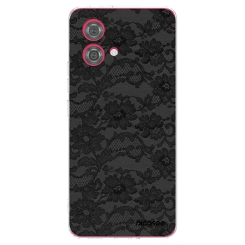Picasee silikonska prozirna maskica za Motorola Moto G84 5G - Dark Elegance