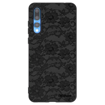 Picasee crna silikonska maskica za Huawei P20 Pro - Dark Elegance