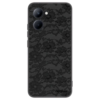 Picasee crna silikonska maskica za Realme C33 (2023) - Dark Elegance
