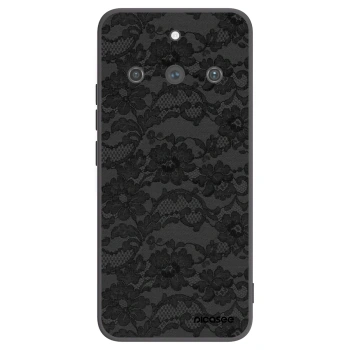 Picasee crna silikonska maskica za Realme 11 Pro+ - Dark Elegance