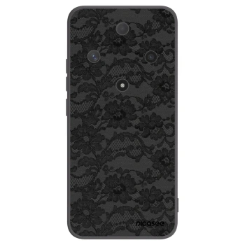 Picasee crna silikonska maskica za Honor Magic6 Lite 5G - Dark Elegance