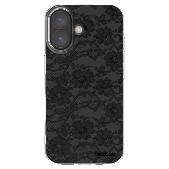 Picasee silikonska prozirna maskica za Apple iPhone 16 - Dark Elegance