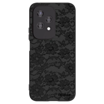 Picasee crna silikonska maskica za Honor 200 Lite - Dark Elegance
