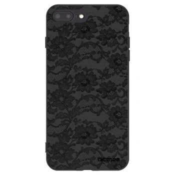 Picasee crna silikonska maskica za Apple iPhone 7 Plus - Dark Elegance